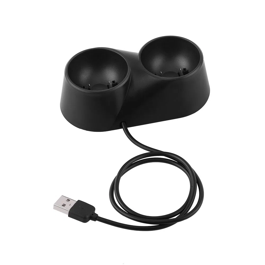 Move Controller Station Doble Dock Estación de Carga Stand para VR Mandos